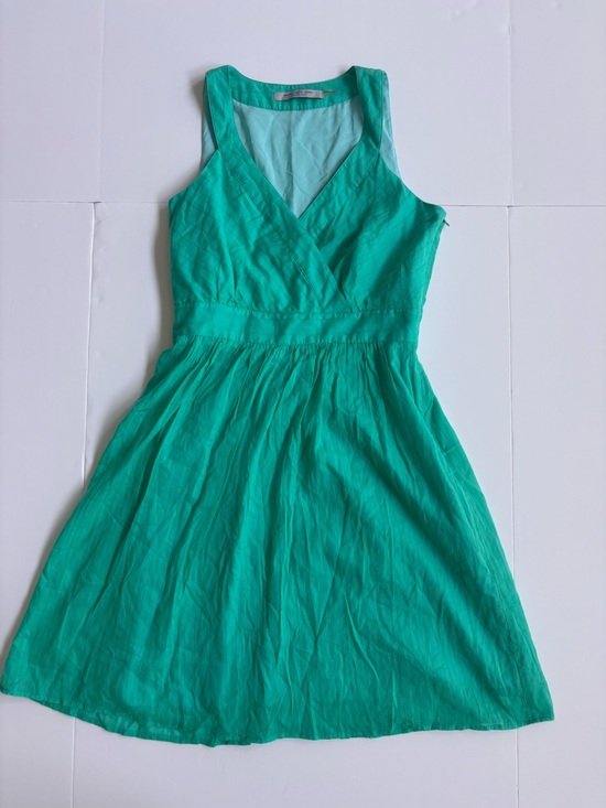 Marc New York Dresses & Skirts - Marc New York Andrew Marc Teal Cotton Fit Flare Dress Est. Size 8